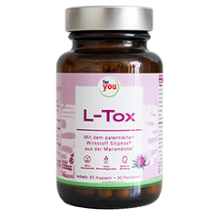 FOR YOU L-Tox Leber Detox Kapseln 60 Stck