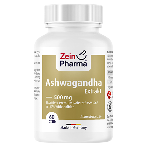 ASHWAGANDHA EXTRAKT 500 mg Kapseln 60 Stck