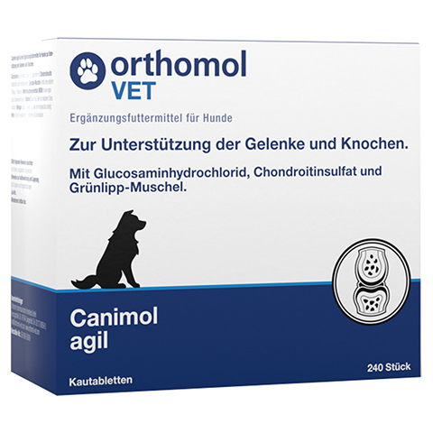 ORTHOMOL VET Canimol agil Kautabletten f.Hunde 240 Stck
