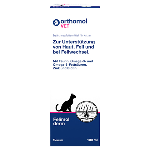 ORTHOMOL VET Felimol derm Serum f.Katzen 100 Milliliter