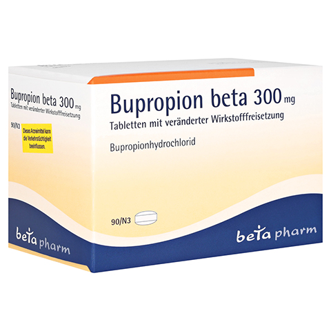 Bupropion beta 300mg 90 Stck N3
