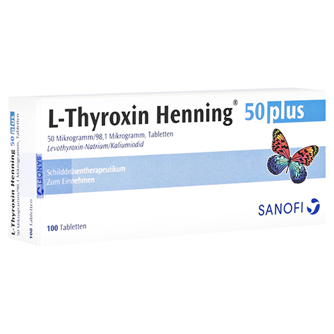 L-Thyroxin Henning 50 plus 100 Stck N3