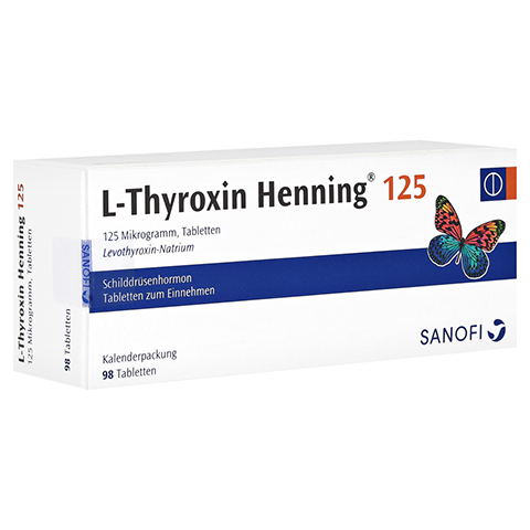 L-Thyroxin Henning 125 98 Stück N3