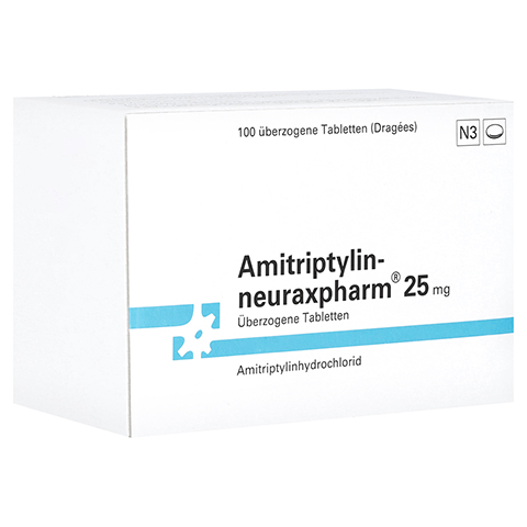 Amitriptylin-neuraxpharm 25mg 100 Stück N3