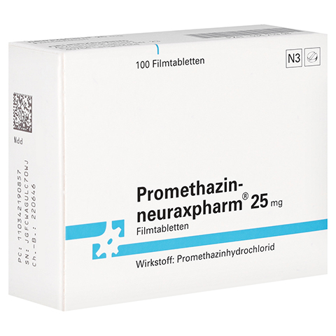 Promethazin-neuraxpharm 25mg 100 Stück N3