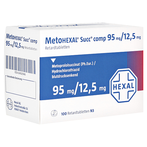 MetoHEXAL Succ comp 95mg/12,5mg 100 Stück N3