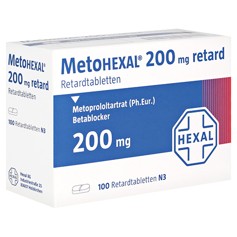 MetoHEXAL 200mg retard 100 Stck N3