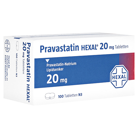 Pravastatin HEXAL 20mg 100 Stck N3