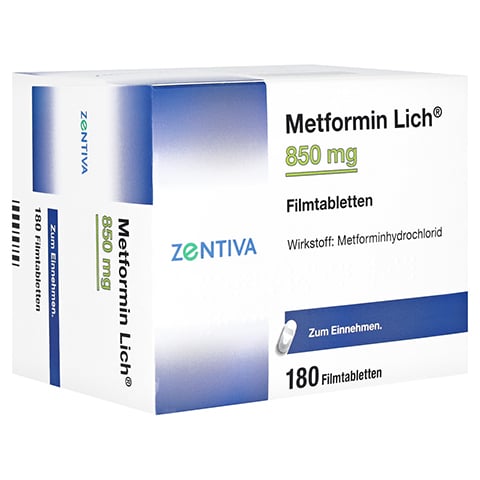 Metformin Lich 850mg 180 Stck N3