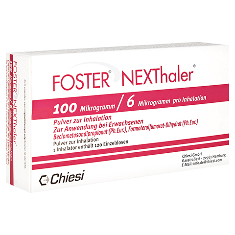 FOSTER NEXThaler 100/6 g 120 ED Inhalationspulver 1 Stck N2