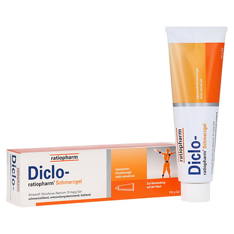 Diclo-ratiopharm Schmerzgel 150 Gramm N3