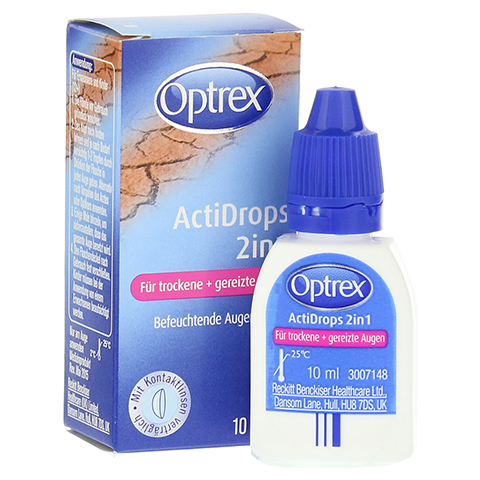 OPTREX ActiDrops 2in1 f.trockene+gereizte Augen 10 Milliliter