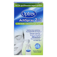 Optrex ActiSpray 2in1 fr mde & beranstrengte Augen 10 Milliliter - Vorderseite
