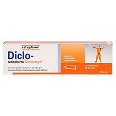 Diclo-ratiopharm Schmerzgel 150 Gramm N3 - Vorderseite