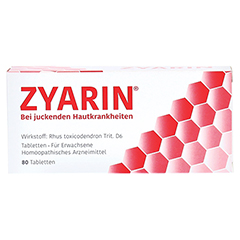 ZYARIN Tabletten 80 Stck - Vorderseite