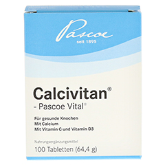 CALCIVITAN Pascoe Vital Tabletten 100 Stück - Vorderseite