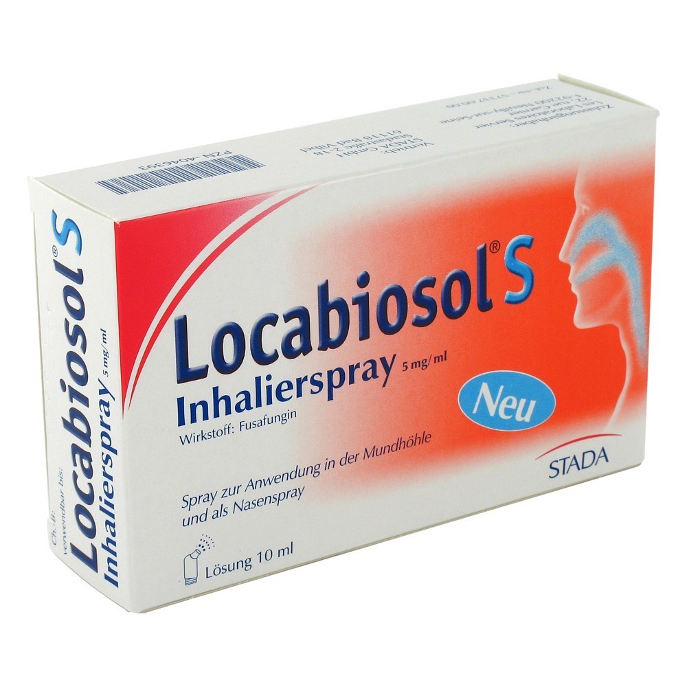 Anwendung locabiosol spray Halsschmerzen Spray