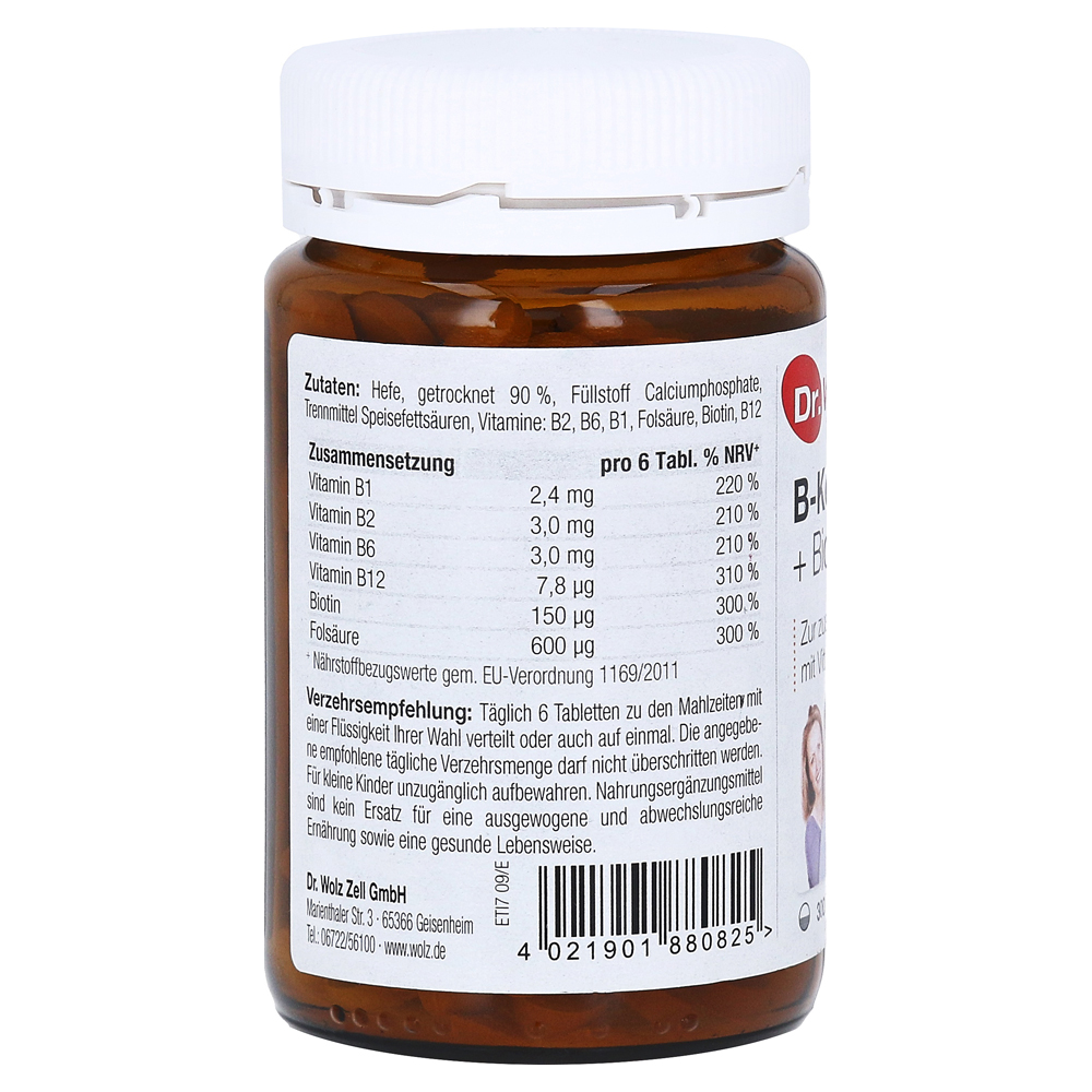 B Komplex+biotin+folsäure Tabletten 300 Stück online bestellen - medpex
