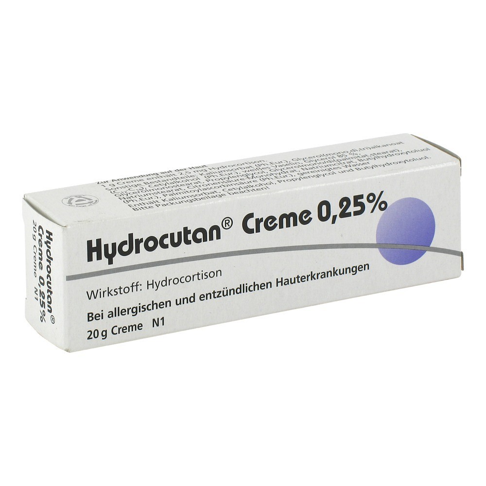 Hydrocutan 0,25% Creme 20 Gramm