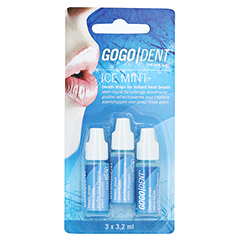 GOGODENT Atem-Liquid Ice Mint 3x3.2 Milliliter