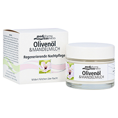 medipharma Olivenöl & Mandelmilch Regenerierende Nachtpflege 50 Milliliter