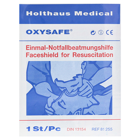 BEATMUNGSTUCH Oxysafe DIN 13154 1 Stck