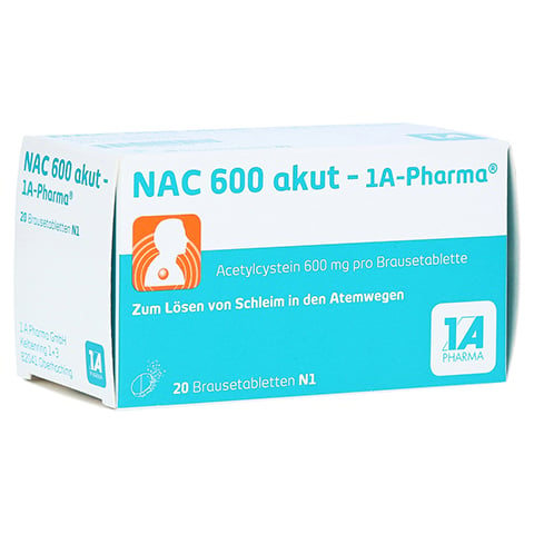NAC 600 akut-1A Pharma 20 Stück N1
