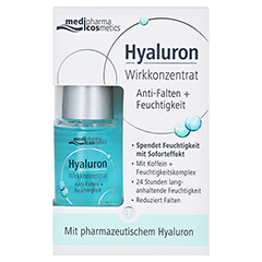 medipharma Hyaluron Wirkkonzentrat Anti Falten + Feuchtigkeit 13 Milliliter - Vorderseite
