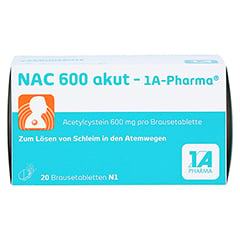 NAC 600 akut-1A Pharma 20 Stck N1 - Vorderseite