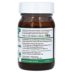 BIOSPIRULINA & Biochlorella 2in1 Tabletten 250 Stck - Linke Seite