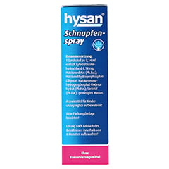 Hysan Schnupfenspray 1mg/ml 10 Milliliter N1 - Linke Seite
