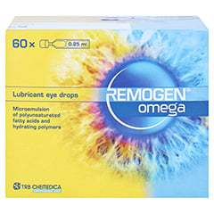 REMOGEN Omega Augentropfen 60x0.25 Milliliter - Vorderseite