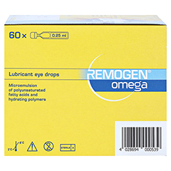 REMOGEN Omega Augentropfen 60x0.25 Milliliter - Rechte Seite