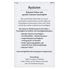medipharma Hyaluron Wirkkonzentrat Anti Falten + Feuchtigkeit 13 Milliliter - Rckseite