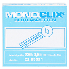 MONOCLIX Universal Blutlanzetten C285021 200 Stck - Oberseite