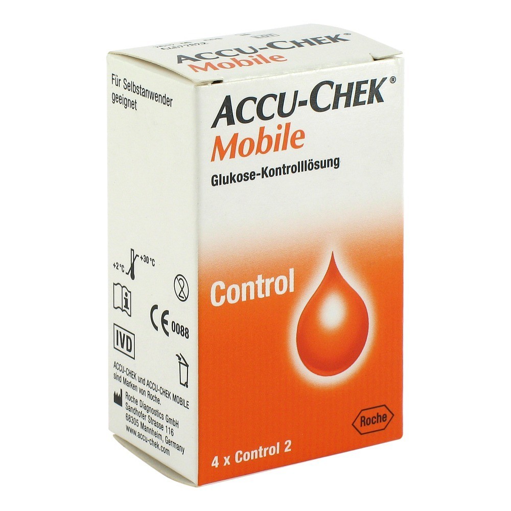 ACCU-CHEK Mobile Kontrolllösung 4 Einmalapplikat. 1x4 Stück