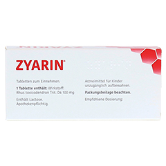 ZYARIN Tabletten 80 Stck - Rckseite