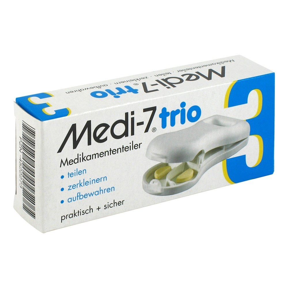 MEDI 7 trio Tablettenteiler weiß 1 Stück