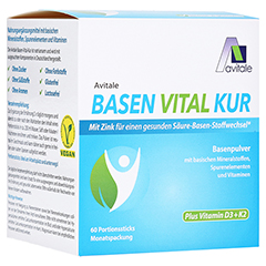 BASEN VITAL KUR plus Vitamin D3+K2 Pulver 60 Stck