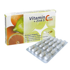 Vitamin C 300 + Zink 5 retard Kapseln