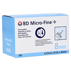 BD MICRO-FINE+ 8 Pen-Nadeln 0,25x8 mm 100 Stck