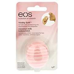 EOS VS Coconut Milk Visibly Soft Lip Balm Blister 1 Stck