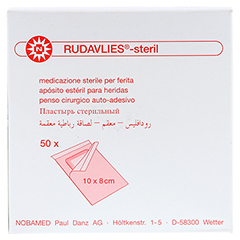 RUDAVLIES-steril Verbandpflaster 8x10 cm 50 Stck - Rckseite