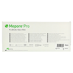 MEPORE Pro steril Pflaster 9x25 cm 30 Stck - Rckseite