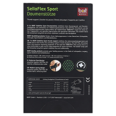BORT SellaFlex Daumensttze Sport M schwarz-grn 1 Stck - Rckseite