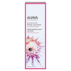 Ahava Mineral Hand Cream Cactus & Pink Pepper 100 Milliliter - Vorderseite