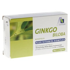 GINKGO 100 mg Kapseln+B1+C+E 48 Stück