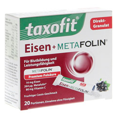 TAXOFIT Eisen+Metafolin Granulat 20 Stck