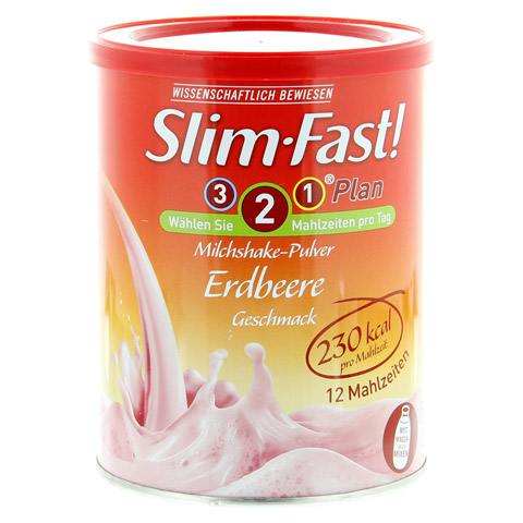 Slim-Fast Drink Pulver Erdbeere 438 Gramm