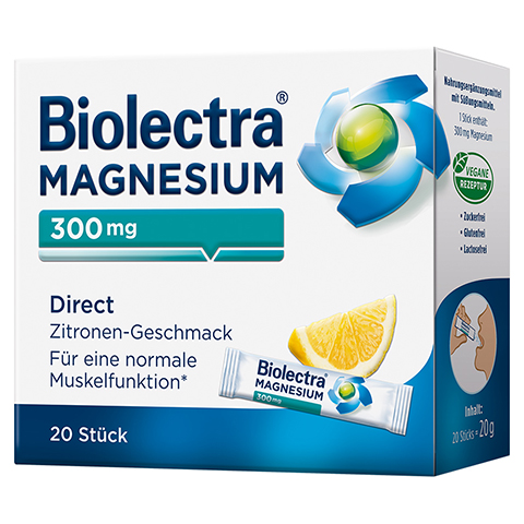 BIOLECTRA Magnesium Direct Pellets 20 Stück
